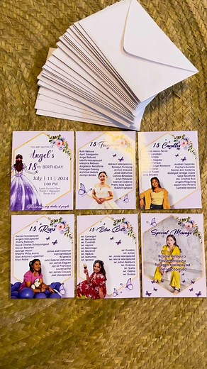 18th Birthday Invitation #invitations #debut #birthdayinvitation #18thbirthday | Khim Creations