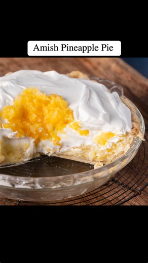 6.8K views · 44 reactions | Comment PIE and I'll send you the recipe to this Amish Pineapple Pie! | Tastes of Lizzy T | Facebook