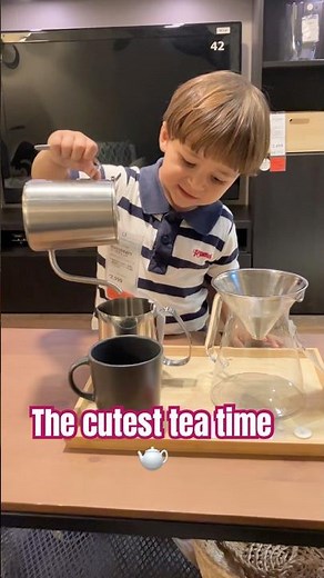 Tiny Tea Party at IKEA 🫖✨ | Cutest 2-Year-Old Barista Ever!