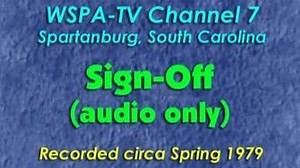 WSPA-TV Sign-off