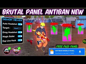 Free Fire Panel Mobile 🔥 FF Antiban Panel Ob52 | Free Fire Hack New 😈 FF Injector 2026 | FF Panel