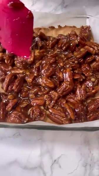 Chocolate Pecan Cake Bars for Gooey Dessert Lovers