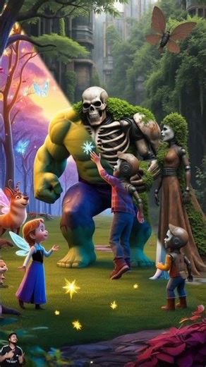 💥Evolution of queen elsa❤️having fun with hulk and family☑️#elsa #hulk