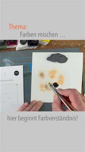 🎨🤔 This is how true color understanding develops in airbrush painting