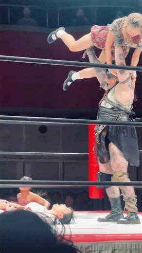 【東京女子プロレス】マックス・ジ・インペイラー、原宿ぽむを投げ捨てる！ #wrestling #プロレス #prowrestling
