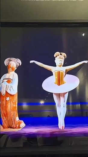 Interactive Art Installation | Tang Dynasty Figurines Dance in a Cyber Art Show