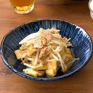 さっと簡単♪ 油揚げともやしのツナあえのレシピ動画・作り方 | デリッシュキッチン