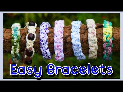 DIY Easy String Bracelets