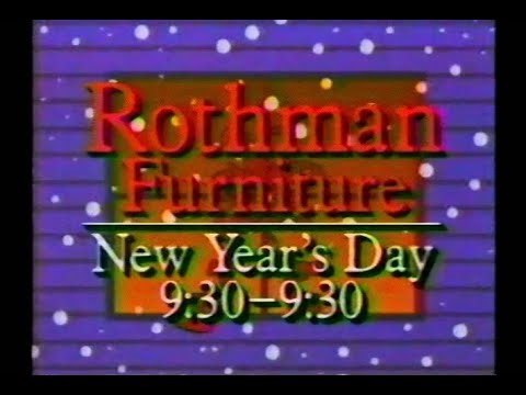 1992 Rothman Furniture commercial