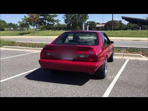 Foxbody Mustang Exhaust with Spintech 9000 mufflers --LMR Headers, BBK H-Pipe