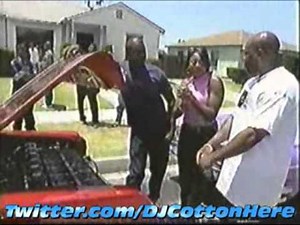 WC of Westside Connection shows off low-riders (Rap City January 1997)