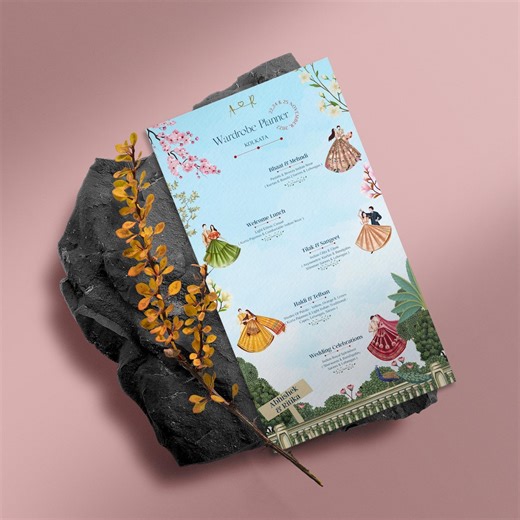 Luxury Indian Wedding Digital Indian Wardrobe Planner | Hindu Wedding Program | Dress Code Guide & Outfit Inspiration Digital Template - Etsy UK