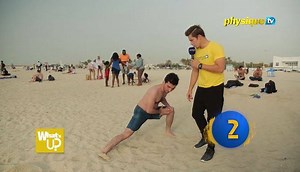 1.1K views · 42 reactions | Side lunges also known as lateral lunges is one type of bodyweight leg exercise. To do the exercise properly requires strength, flexibility and balance. Steve Patrick is at the beach to challenge UAE residents! Don’t miss What’s Up every Thursday 8PM UAE on Physique TV. #PhysiqueTV #FitnessChallenge | Physique TV | Facebook