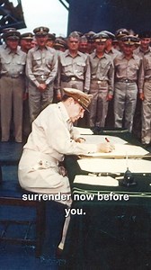 On September 2, 1945, what would later be referred to as VJ (Victory over Japan) Day, WWII finally came to an end on the decks of the USS Missouri. In a brief opening speech, General Douglas MacArthur called for justice, tolerance, and rebuilding. After MacArthur’s speech, Foreign Minister Mamoru Shigemitsu, representing the Emperor of Japan, signed the Instrument of Surrender. He was followed by the Chief of the Army General Staff, General Yoshijirō Umezu, who signed for the Japanese Army. The 