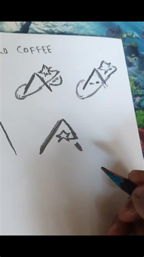 How logos sketch turn into a vector!