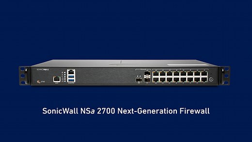The SonicWall NSa 2700 delivers high port density and the lowest cost of ownership in its class