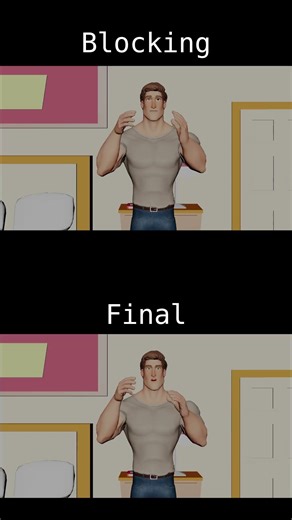 3D character Acting shot #3danimation #animation #characteranimation #characteracting #keyframes