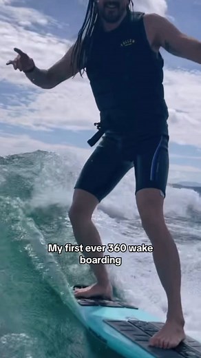 First Ever 360 Wakeboarding Session with Steve Aoki