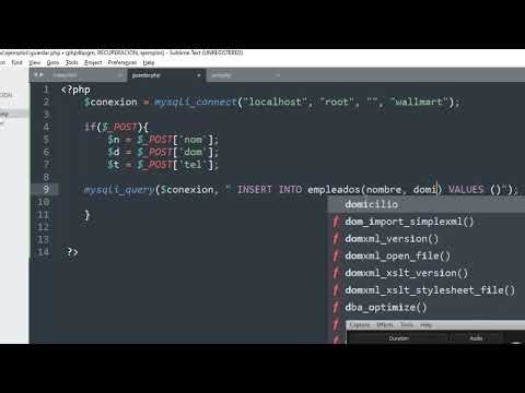 Guardar datos pagina web a un BD MYSQL