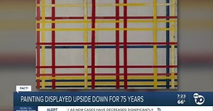 Fact or Fiction: Painting hung upside down for 75 years?