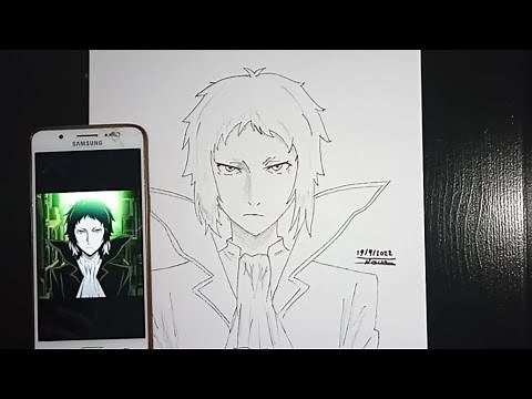How To Draw Akutagawa | Step By Step | Bungou Stray Dogs