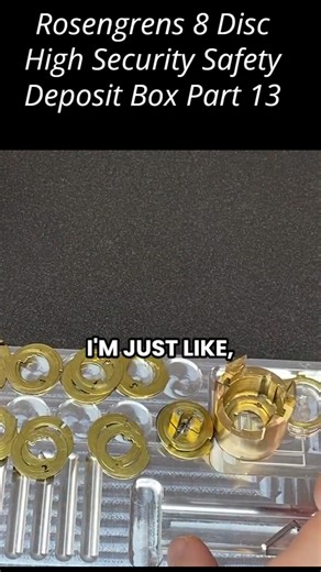 Rosengrens 8 Disc High Security Safety Deposit Box Lock Picked Part 13 #asmr #hack #hacker #escape #security #tactical #lockpicking #LOCK #padlock #bypass #locksmith #science #military #secret #viralvideo #foryou #fyp #fypシ゚ #fbreels | Lock Picking V