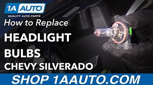How to Replace Headlight Bulbs 2007-13 Chevy Silverado