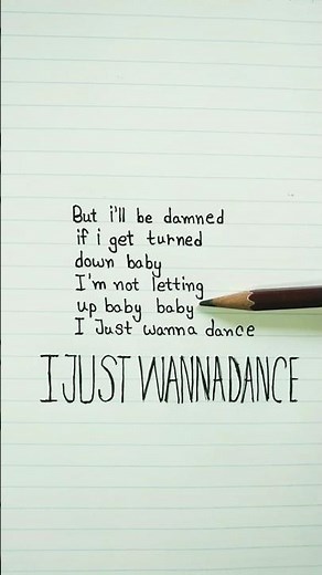 I Just Wanna Dance #lyric #scribbeat #lyrics