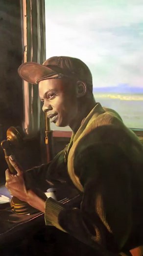 An Air Traffic Controller from the famed "Red Tails" of the 332nd Fighter Group, also known as the Tuskegee Airmen, looks out over a flight line. The Tuskegee Airmen served with distinction in World War II, earning three Distinguished Unit Citations. #BlackHistoryMonth | United States Air Force