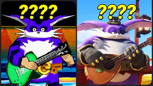 Evolution of Big the Cat from Sonic games