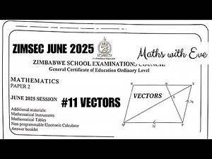 Zimsec June 2025, vectors solutions