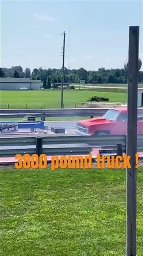 Our first time running the truck at Ubly Dragway .