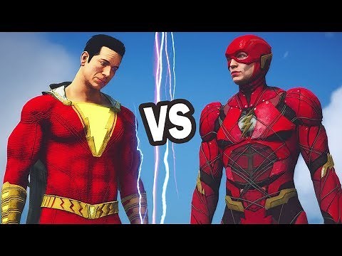 FLASH VS SHAZAM - EPIC BATTLE