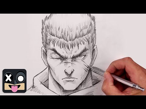 How To Draw Guts | Berserk Step by Step Sketch Tutorial