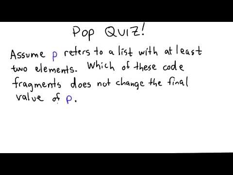 Pop Quiz - Intro to Computer Science