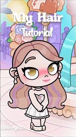 my hair tutorial #avatarworldgame #avatarworld #pazu #fypシ