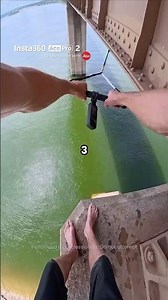 The craziest rope swing ever 😱 | Insta360 Ace Pro 2 #shorts