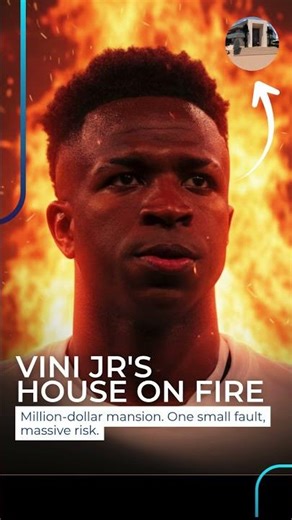 🚨 VINI JR’S HOUSE CAUGHT FIRE IN MADRID