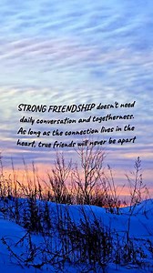 Strong friendship doesn't need daily conversation and togetherness. #bestfriend #friends #viral | Quotes and Notes