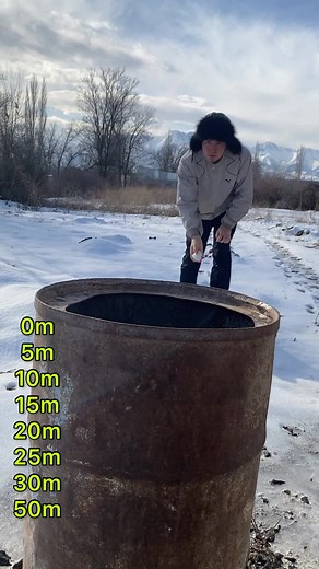 Winter Experiment: Testing Objects in a Snowy Landscape