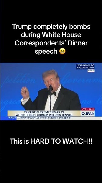 Trump completely BOMBS during WHDC (warning: hard to watch)