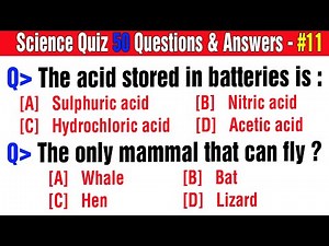 50 Science General Knowledge GK Questions Answers on BIOLOGY | Science Trivia | Science GK | Part-11