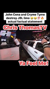 John Cena and Cryme Tyme destroy JBL limo 😂😂💯🔥 actual factual statement #jbl #johncena #crymetyme #wwe #fyp #fblifestyle | Chris Thomas Sr.