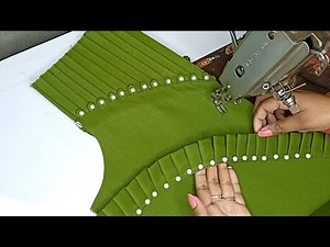 सबका होश उड़ा देगा ऐ डिजाइन latest kurti neck design 2023/ new pattern kurti neck design /simple/diy