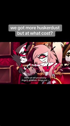 we got cherri and husk beating up val for angel tho, thats a plus #hazbinhotel #huskerdust #fyp #angeldust #cherribomb