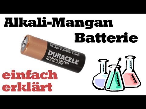 Alkali-Mangan-Batterie / Zink-Mangan-Zelle einfach erklärt | Chemie