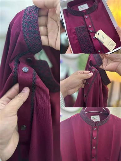 Elegant Meroon Panjabi Restock for Special Occasions