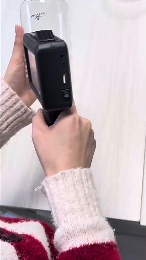 Handheld Inkjet Printer Demo: Perfect Print on Plastic Bottles! 🖨️✨