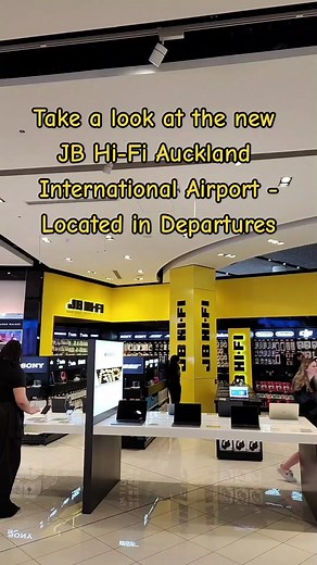 JB Hi-Fi has landed at Auckland International Airport! Come see us in departures for all the travel and tech goodies 🛫 #jbhifinz #jbhifi