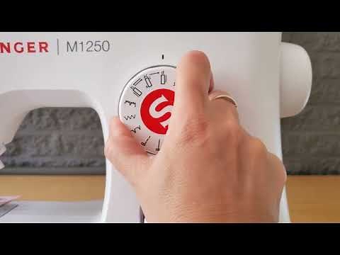 SINGER® M1250 Get Started - Making A Buttonhole